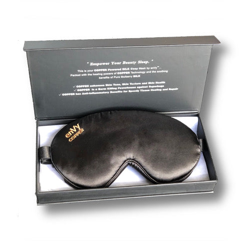 The Epic COPPER Silk Sleep Mask by enVy